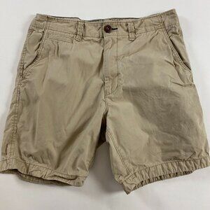 American Eagle Outfitters Prep Shorts Mens Size 31 Cotton Khaki